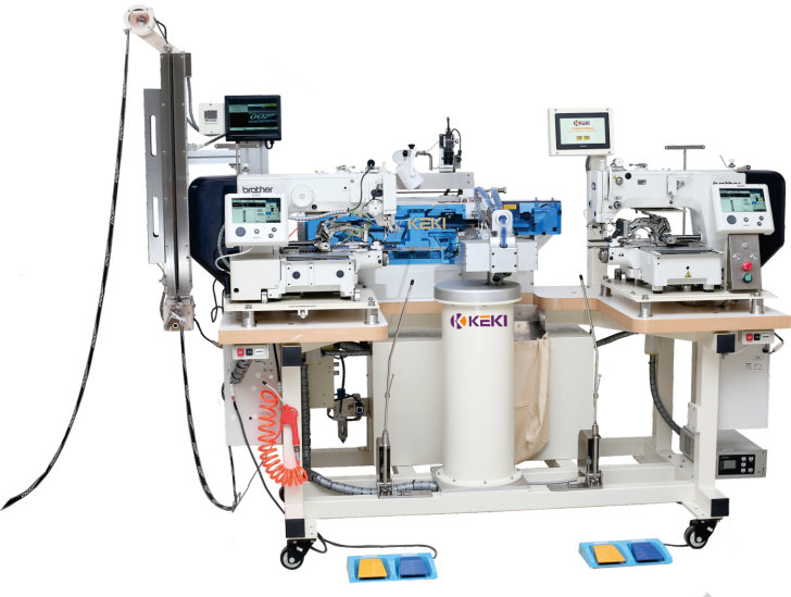 雙頭超聲波焊接對(duì)字母拼接橡筋機(jī)XJ-C311HN-CCD2